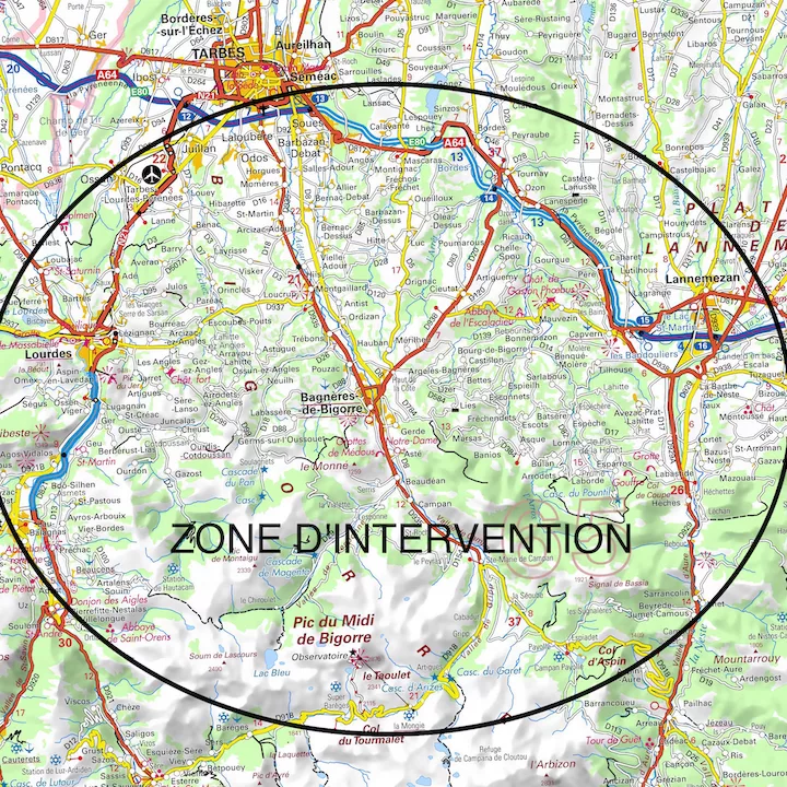 Zone d'intervention dépannage téléphone à domicile